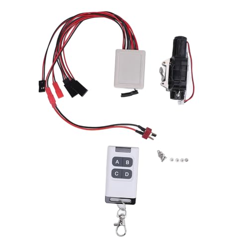 Winche eléctrico para auto RC Drfeify, escala 1/10, aluminio miniatura 6
