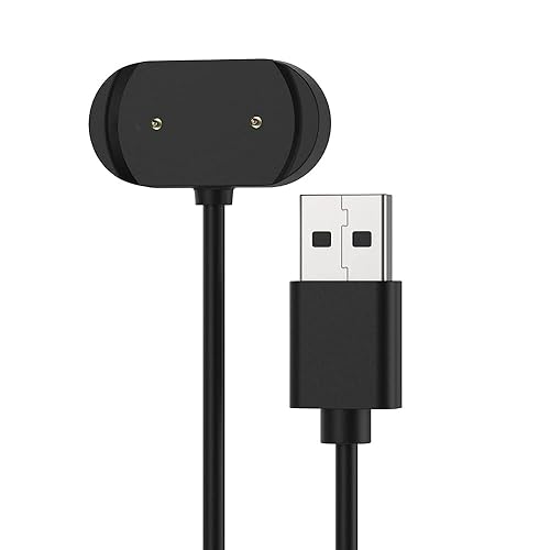 Cable cargador para Amazfit Bip 5/Bip 5 Unity/Bip 3/Bip 3 Pro/GTS 4 Mini/Active/GTS 2/GTR 2/GTR Mini/GTS 2 Mini, cable de carga con cable USB de 3.3