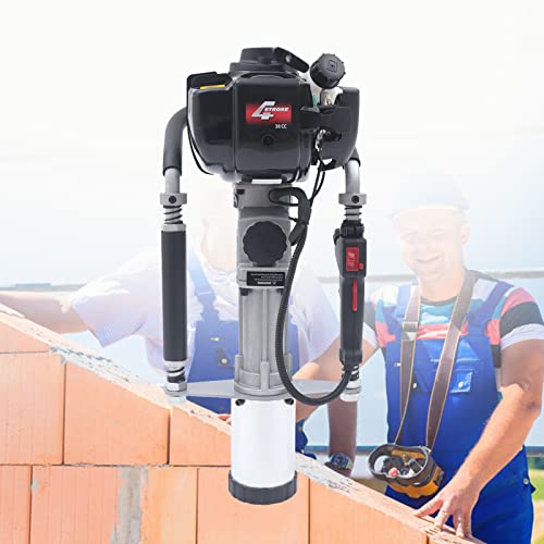 Gasoline Pile Driver Construction Base Pile Driver T Post Driver Pile Push Lawn Piercing Piling Machine Garden Triangular Steel Pile Driver Agricultural Machinery (Model 2)