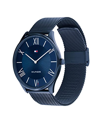 Tommy Hilfiger Blue Dial Blue Stainless Steel Strap Watch for Men-TH1710514 - Image 2