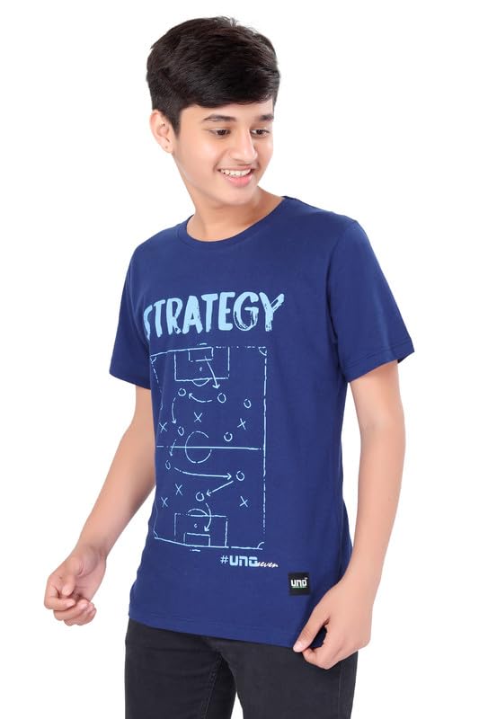 Image of UNOseven Boys Cotton T-Shirt - Pack of 2