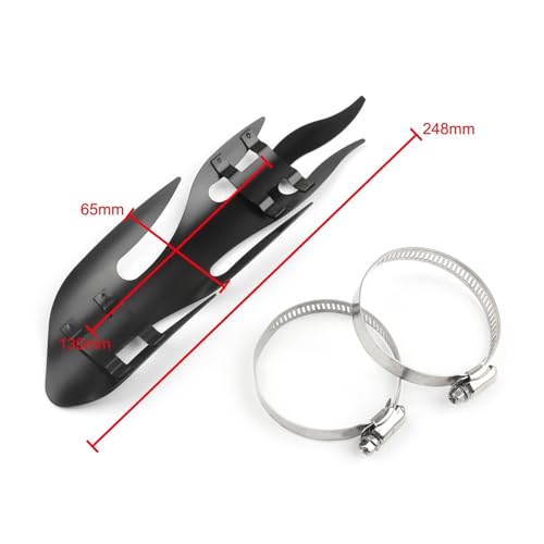 Protector de silenciador para moto con acabado Premium de alta resistencia 2