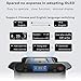 CUIYKAI 5th Gen Automatic Card Shuffler and Dealer Machine with 360°Rotating Function - Fast, Accurate and Stable Card Dealing Tool for UNO, Texas Hold'em, and Home Card Games(Black)