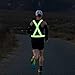 Tenalleys 2 Pack Reflective Vest Running Gear Adjustable High Visibility Reflective Running Safety Vest for Women Men Night Cycling,Hiking, Jogging,Dog Walking (Green)