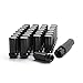 Wheel Lug Nuts 14mmx1.5 for Chevy 32x, KSP Black Acorn/Conical Long XL Spline M14x1.5 Closed End Bulge Cone Seat With 1 Socket Key Fits Chevy GMC Dodge Ford Aftermarket Wheel 8 Lug, 1 Year Warranty