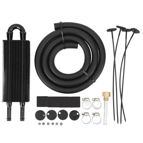 Elevata durata: dotato di un tubo ultra cool a 2 passaggi realizzato in lega di alluminio T 6061, il radiatore 'olio vanta un eccellente design resistente all'ossidazione per la massima durata.