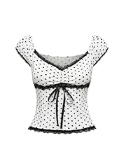 White Polka Dots Print