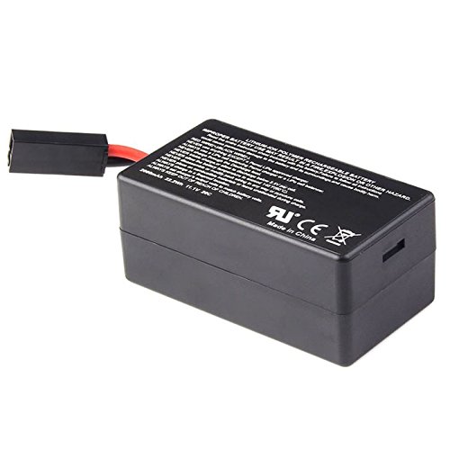 Eleoption Batterie Rechargeable 2000 mAh 11,1 V en Lithium-ION Polymer pour Parrot AR.Drone 2.0 Quadricoptère télécommandé (2 pcs)