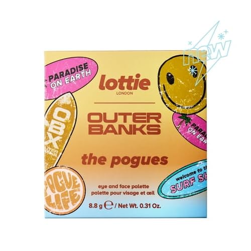 Lottie London x Outer Banks The Pogues Face & Eyeshadow Palette, ...