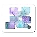 Produktbild Mauspads Künstlerisch Lila Aquarell Abstrakte Aquarellquadrate Blaue Linien Farbe Mauspad für Notebooks, Desktop-Computer Matten Büromaterial