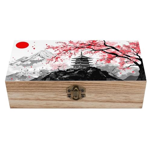 YCJUGWSP Pagoda Cherry Blossom Box