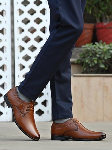 Image of Rising Wolf Mens Boss-Grip Uniform Dress Derby Shoe