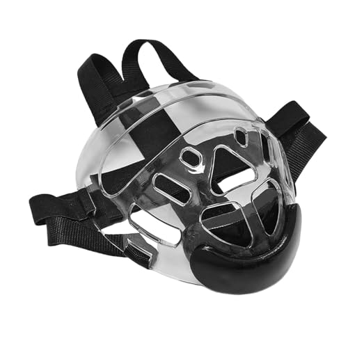 Casco protector de boxeo y karate con máscara transparente extraíble para sparring MMA 7