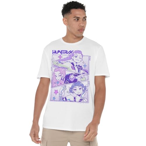 T-shirt anime Kpop Demon Hunters en coton confortable contre la décoloration