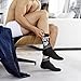 Mens Boot Socks Funny Athletic Sock For Mens Trouser Sock Fashion Socks, One Size Tall, White