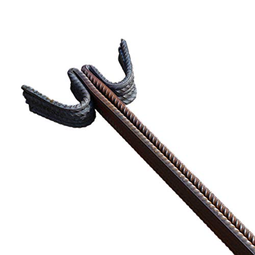 Ribbed Steel Metal Barrier Fencing Fence Pins Stakes 9mm x 1250mm ~ Temporary Event Construction Gardening Garden (30)