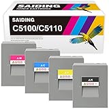 SAIDING Compatible Toner Cartridge Replacement for 828350 828351 828352 828353 for Ricoh Pro C5100 C