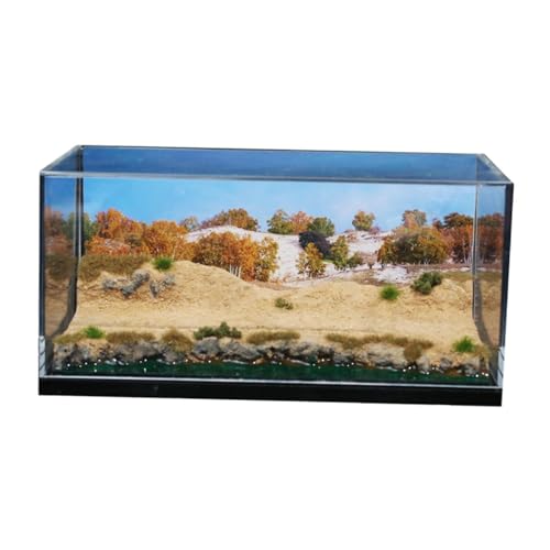 Escena desierto 1/64 con vitrina acrílica para diorama miniatura 7