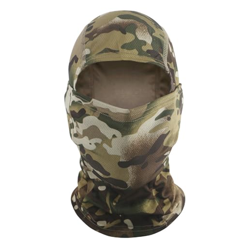 Balaclava táctico camuflaje para cara completa, bufanda para senderismo, esquí, escalada y caza, unisex adulto (talla única) miniatura 1