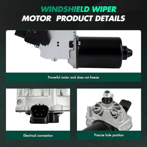 Image of SCITOO Windshield Wiper Motor Assembly Fit For Jeep For Commander | Direct fit for 2006-2007 For Jeep For Commander|Replaces OE 5183007AA|55156851AC|4 Pins|Fit for Front Wiper Motor