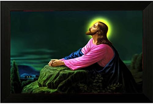 Pintura Wood Religious Wall Painting, Multicolour, Standard