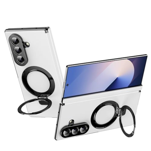 Coque Samsung Galaxy Z Fold 7 en cuir PU élégant et ultra mince - Blanc