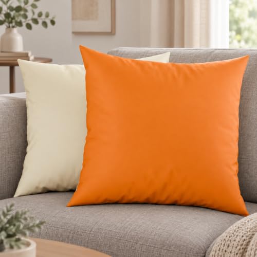 PETTI Artigiani Italiani - 2er-Set Kissenbezüge 65x65 cm aus Mikrofaser, Dekokissen-Bezüge für Schlafzimmer und Sofa… – Ansicht 2