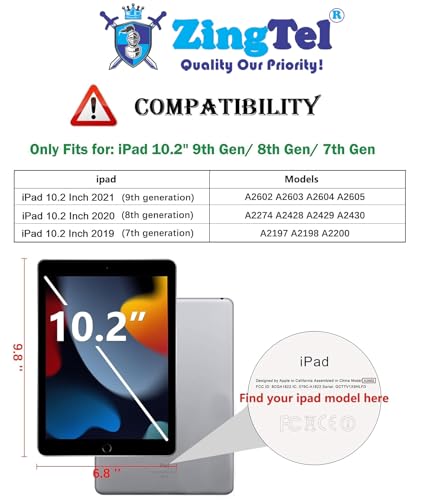Image of Screen Guard Designed For iPad 10.2 Inch 7 /8 / 9 Gen (2019 /2020 /2021) Nano Fiber Tempered Glass Screen Protector Flexible, HammerProof & Shatterproof
