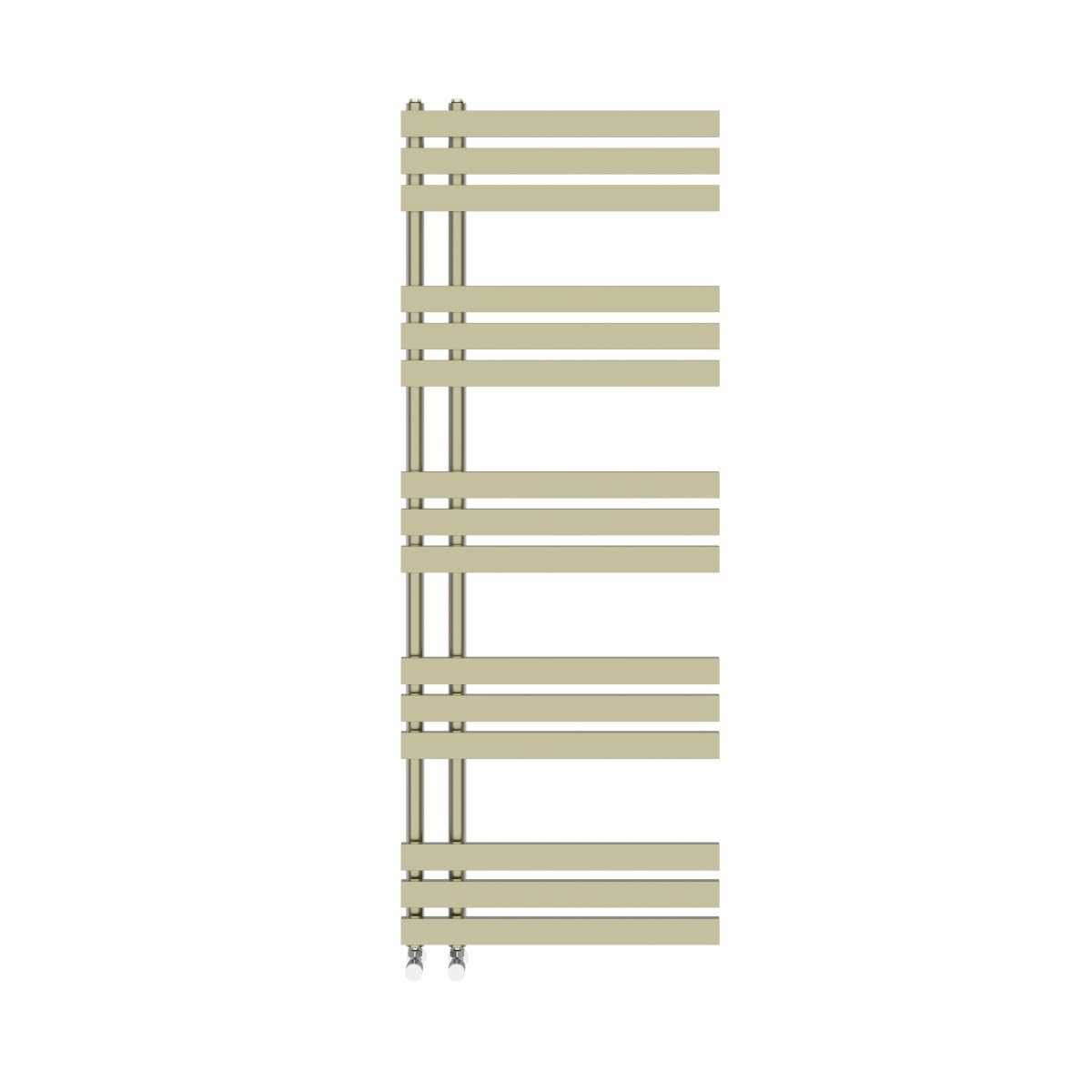 NRG Heated Towel Rail Radiator Designer Bathroom Central Heating Warmer Rad Ladder Heater 1600 x 600mm Brushed Brass