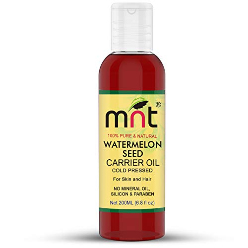 Image of MNT 100% Pure Cold Pressed Watermelon Seed Carrier Oil for Hair and Skin (200ML)