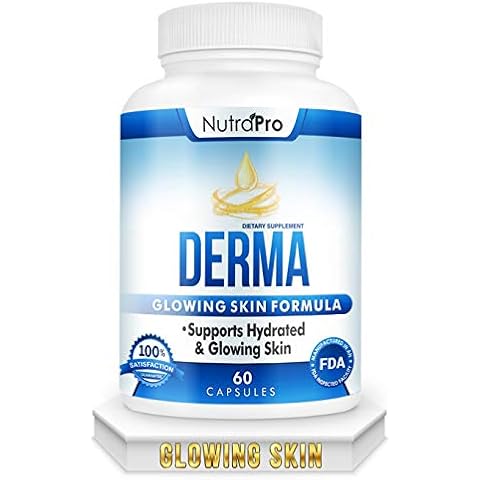Dermal Repair Complex for Hydrated, Glowing Skin –Anti Aging Supplement with Phytoceramides & Alpha Lipoic Acid. Fast Results Hydration Pills Enhances Smoothness & Reduces Wrinkles. 60 Liquid Capsules Cover