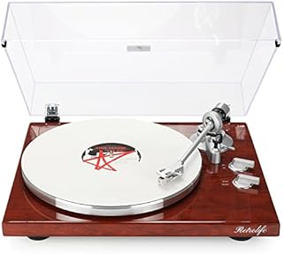 Turntable Record Player Bluetooth Built-in Phono Pre-amp 2-Speed Belt-Driven with Adjustable Counterweight Magnetic Cartridge Vinyl Recording via PC Turntables for Vinyl Records