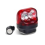 テールライト 自転車ライト セーフティライト 自動的にOFF IP65防水 軽量 昼夜通用 取付簡単 ロードバイク ハイキング サイクリング マウンテンバイク 磁気感応 電池が不要