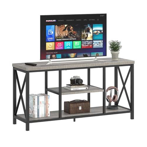 For Tvs Up To 55 Inch, Rustic Wood Entertainment Center With