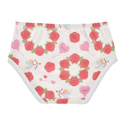 Girls' Underwear Flowers Floral Rose Toddle Brief Panties 2-8 Years 203005612
