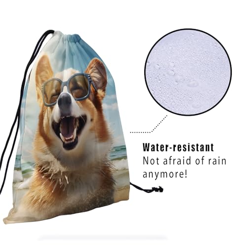 Image of Nerxy Pet Gymnastics Grip Bag Dog Cat Drawstring Grip Bags Puppy Shoe Bag Gym Storage Pouch