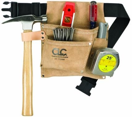CLC Work Gear IP489X 3 Pocket Nail & Tool Bag With Polyweb Belt3