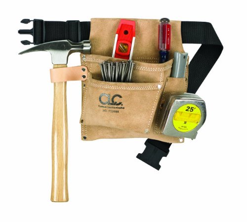 CLC Work Gear IP489X 3 Pocket Nail & Tool Bag With Polyweb Belt3