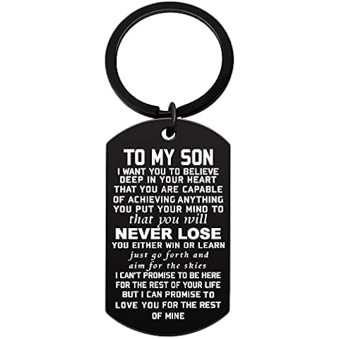 Ibiwe Men For Later Items Christmas Gifts For Son From Mom Dad Teens Stocking Stuffers For Men Teen Boys Kids Son Gifts Son Birthday Keychain Teens Stocking Stuffers For Teen Boys Cover