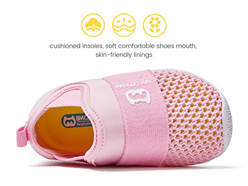 Bmcitybmbaby Sneakers Girls Boys Mesh First Walkers Shoes, Z-Pink, 12-18 Months Infant #TOP2