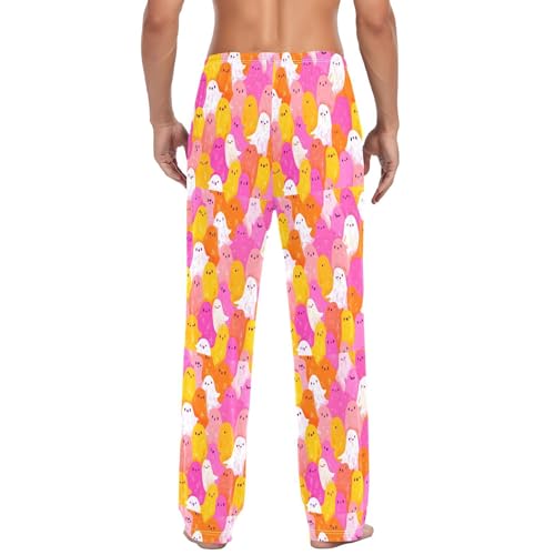 Colorful Spirits Men's Cotton Pajama Pants with Pockets and Drawstring Comfortable and Stylish,S3