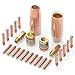 YESWELDER MIG Welding Gun Kit Tip-Nozzle-Diffuser for Miller Millermatic M-25/M-40 Hobart Torch Tip-Nozzle-Diffuser (.045" Accessory Kit)