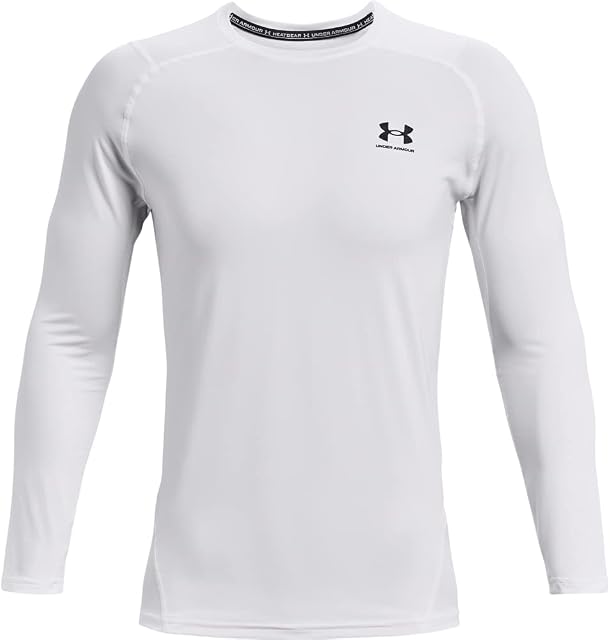 Under Armour Mens UA HG Armour Fitted LS, long-sleeved sports t-shirt for men, comfortable and breathable gym clothes