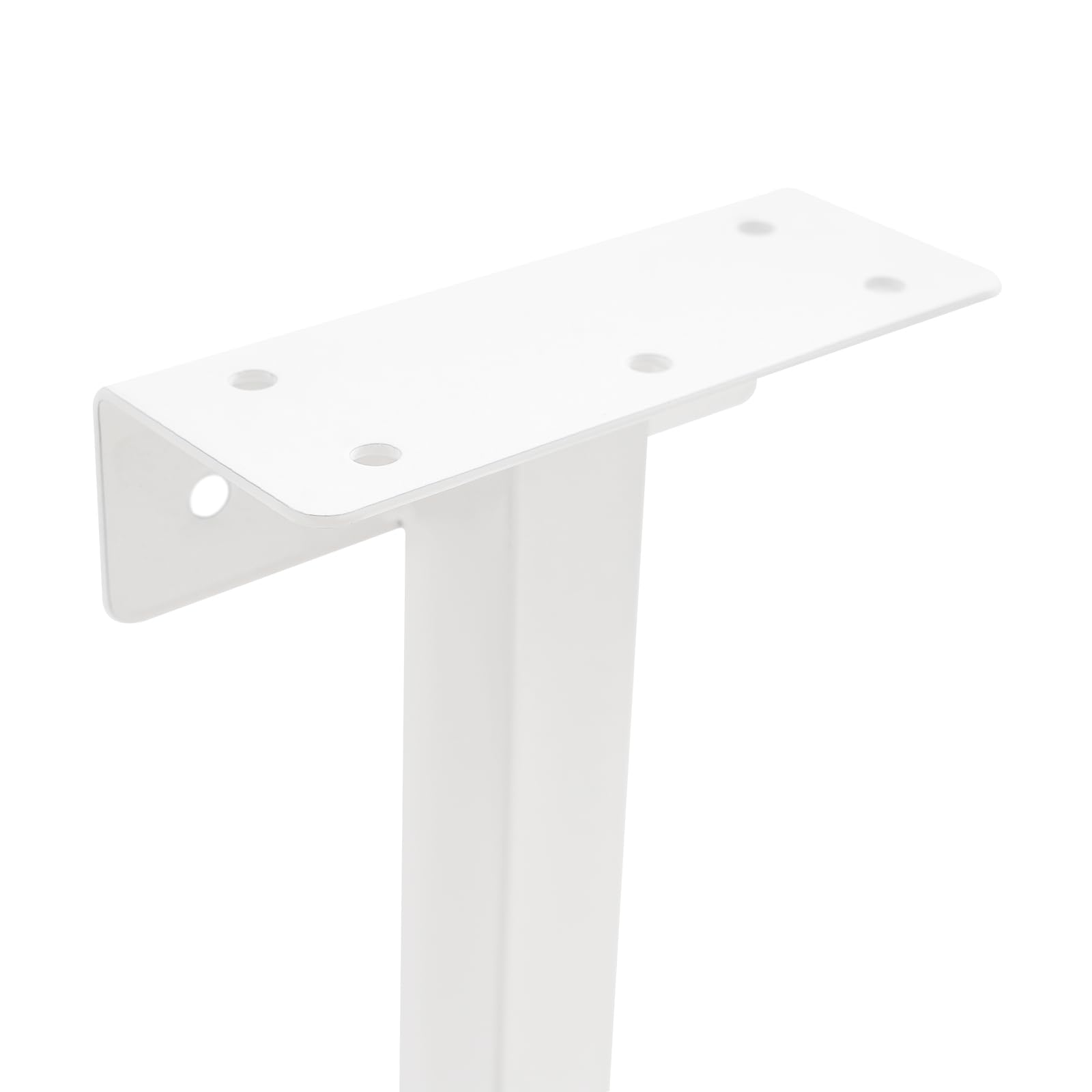 Support PC sous bureau, support PC réglable avec trous de refroidissement de plaque de base pour grands PC gamer, support mural pour PC, gain de place, capacité de charge 30 kg (blanc)