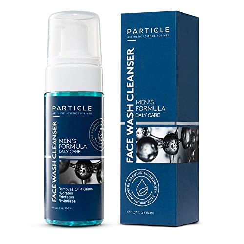 Particle Mens Face Wash - Anti Aging Face Cleanser For Men (5.07 Oz) - Daily Moisturizing Face Wash For Men - Revitalizes, Hydrates & Soothes, Mens Facial Cleanser For All Skin Types & All Ages #TOP1
