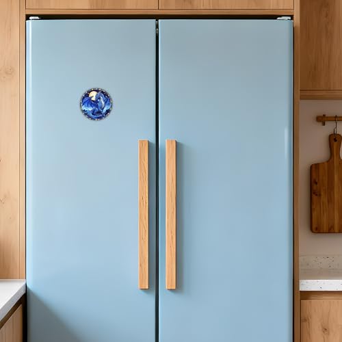 Imán Decorativo Redondo Acrílico 2.3 pulg miniatura 4