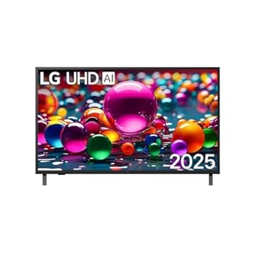 Smart TV 4K 43" LG UHD 43UA75 Processador α7 AI Ger8 4K Super Upscaling Google Cast Alexa Integrado Controle Remoto Padrão WebOS 25