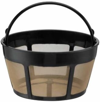 Miniatura 5 de Cuisinart Cafetera, 12 tazas de goteo programable, DCC-3000P1, filtro de café negro y GTF-B tono dorado, cesta, molino de rebabas