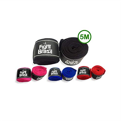 Bandagem/Atadura Elástica - 5m - Muay Thai, Kick Boxe - Rosa - Par