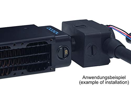 Réservoir d'eau Alphacool Eisstation 40 DC-LT noir universel pour watercooling PC - 3